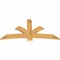 Ekena Millwork Davenport Rough Sawn Timber Gable Bracket, Western Red Cedar, 72"W x 36"H x 2"D x 6"F, 12/12 Pitch GBW072X36X0206DAV00RWR - alternate 4